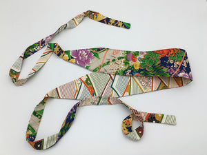 Reversible Wide Kimono Belt Matsu 5901 & 5791