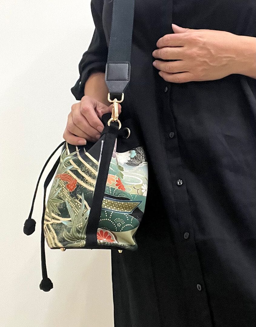 Kimono Drawstring Crossbody 5553A - MONIKO STORE