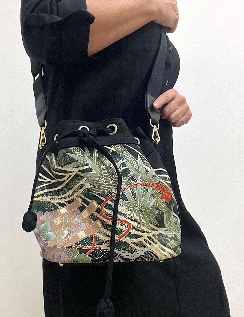 Kimono Drawstring Crossbody 5553A - MONIKO STORE