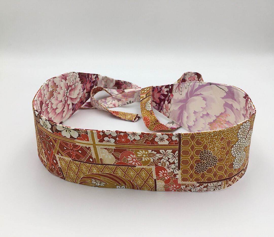 Reversible Wide Kimono Belt Shippou 5861 & 5900 Belt MONIKO STORE 