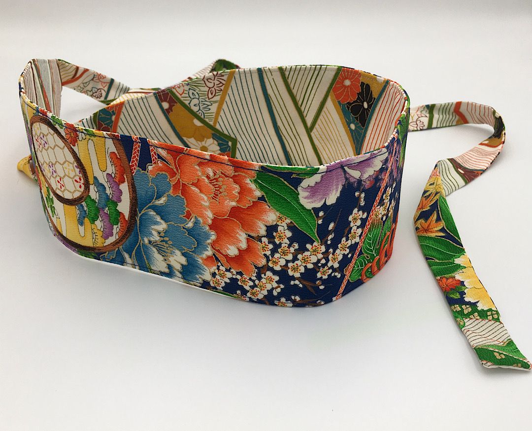 Reversible Wide Kimono Belt Matsu 5901 & 5791