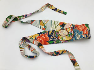 Reversible Wide Kimono Belt Matsu 5901 & 5791