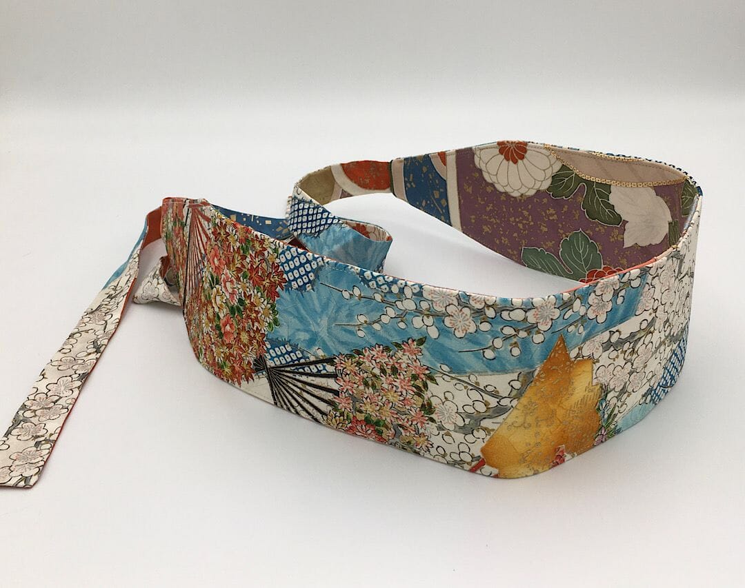 Reversible Wide Kimono Belt Kasumi 5784 & 5781 Belt MONIKO STORE 