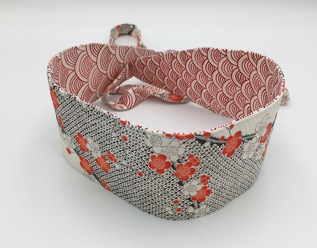 Reversible Wide Kimono Belt Ume 5811 & 5873 Belt MONIKO STORE 