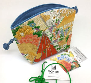 Hashi Kimono Make up Pouch 5771L Pouch MONIKO STORE 