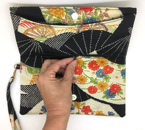Kuukou Folding Wristlet Clutch 5305H Clutch bag MONIKO STORE 