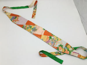 Reversible Wide Kimono Belt Ayame 5771 & 5422