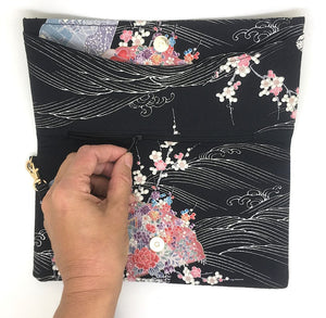 Kuukou Folding Wristlet Clutch 5851Q Clutch bag MONIKO STORE 