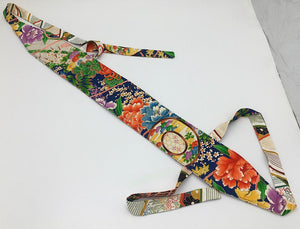 Reversible Wide Kimono Belt Matsu 5901 & 5791