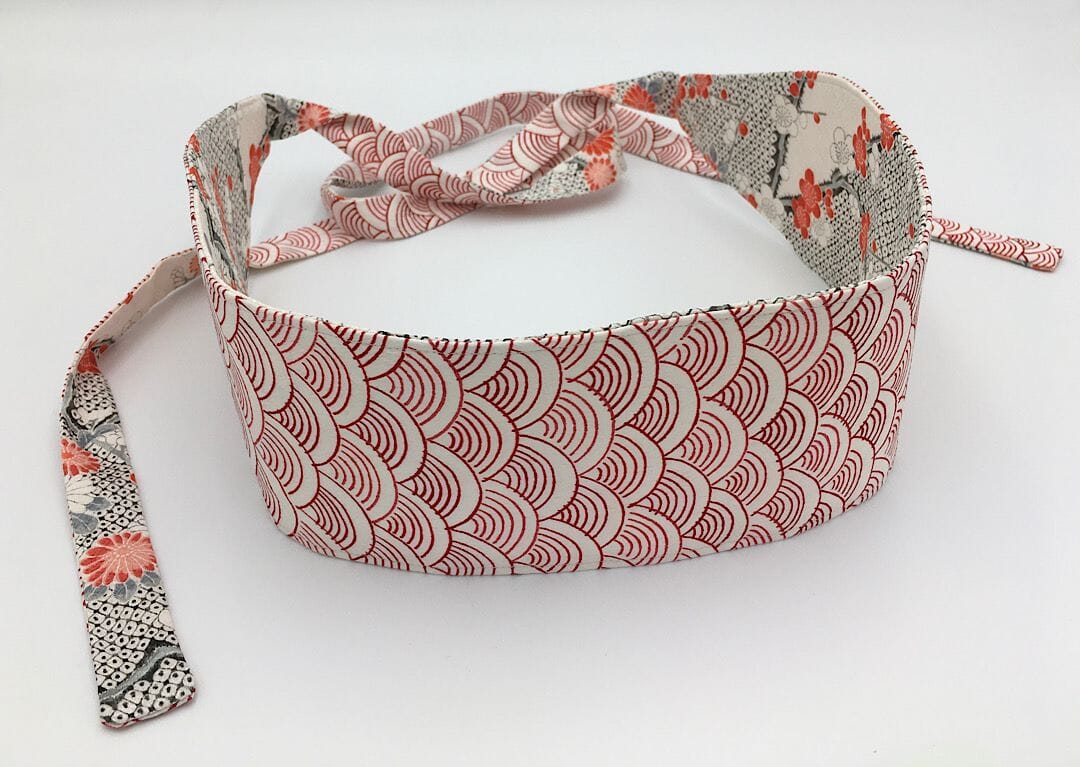 Reversible Wide Kimono Belt Ume 5811 & 5873 Belt MONIKO STORE 