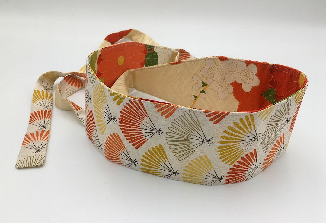 Reversible Wide Kimono Belt Botan 5397 & 5748 Belt MONIKO STORE 